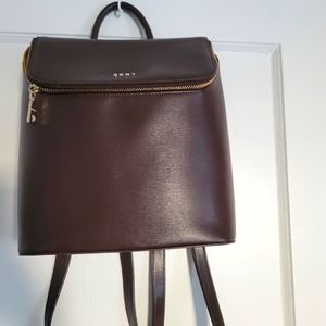 DKNY brilliant  leather backpack